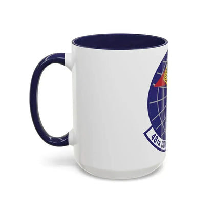48th Contracting Squadron (U.S. Air Force) Accent Coffee Mug - Go Mug Yourself