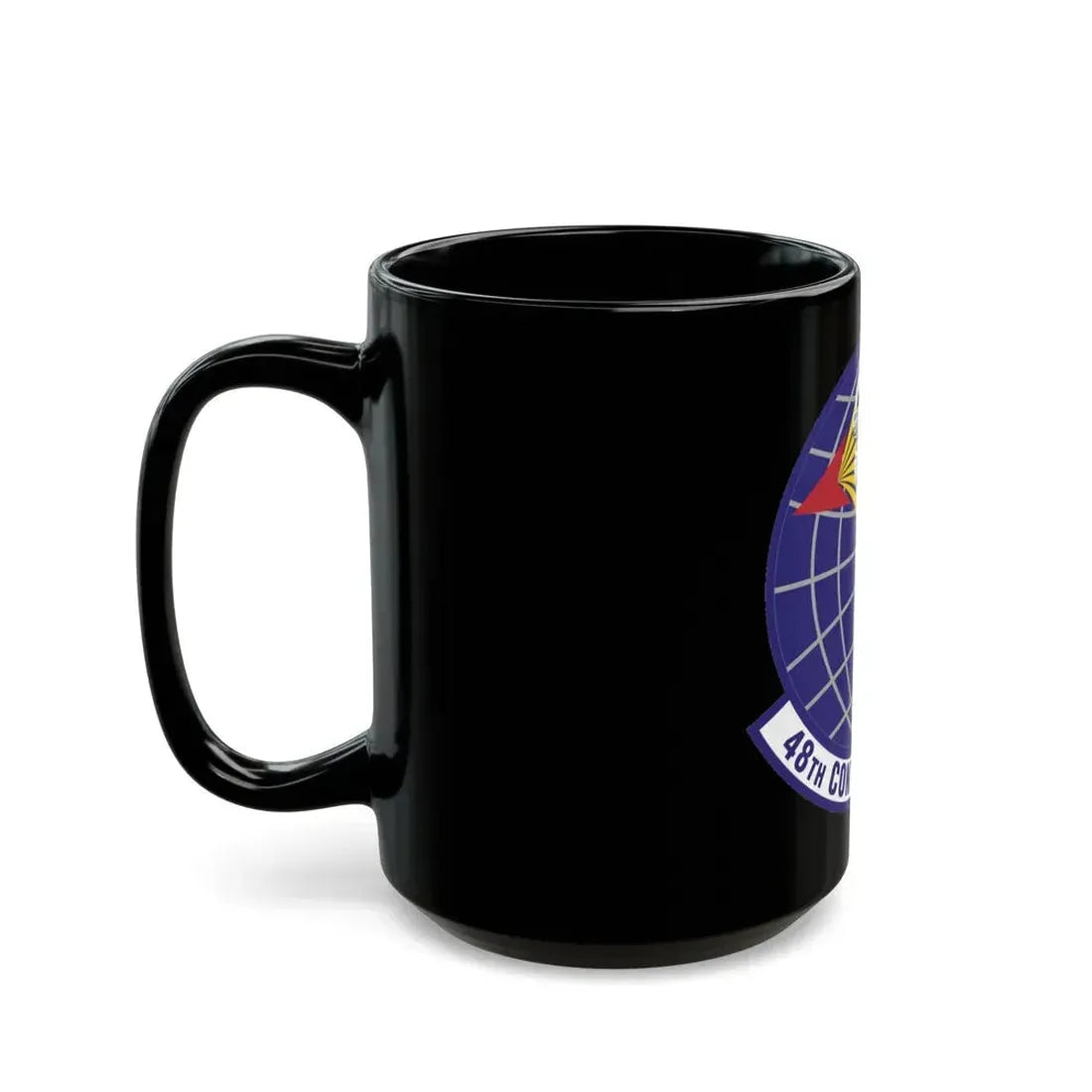 48th Contracting Squadron (U.S. Air Force) Black Coffee Mug - Go Mug Yourself