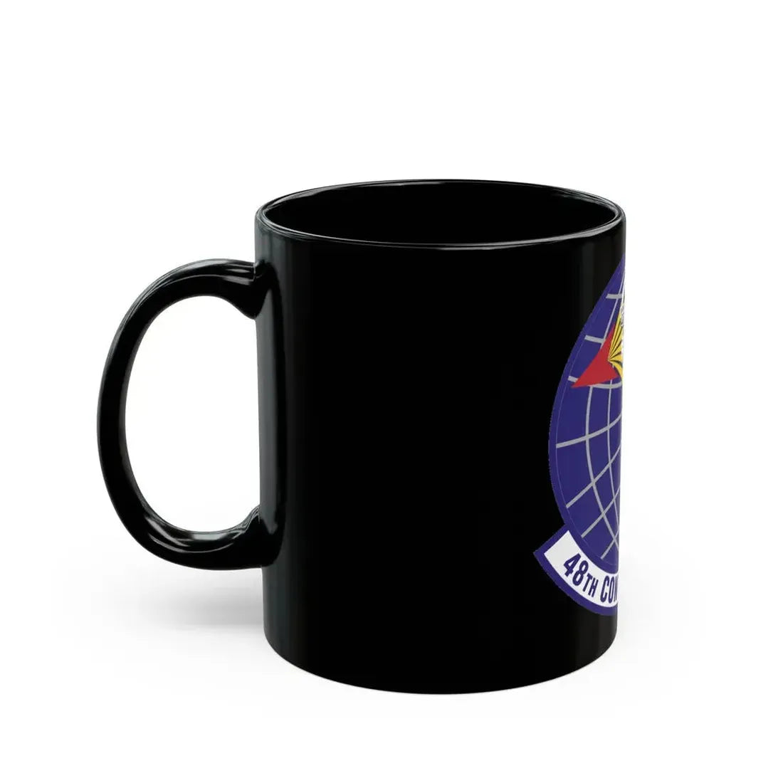 48th Contracting Squadron (U.S. Air Force) Black Coffee Mug - Go Mug Yourself