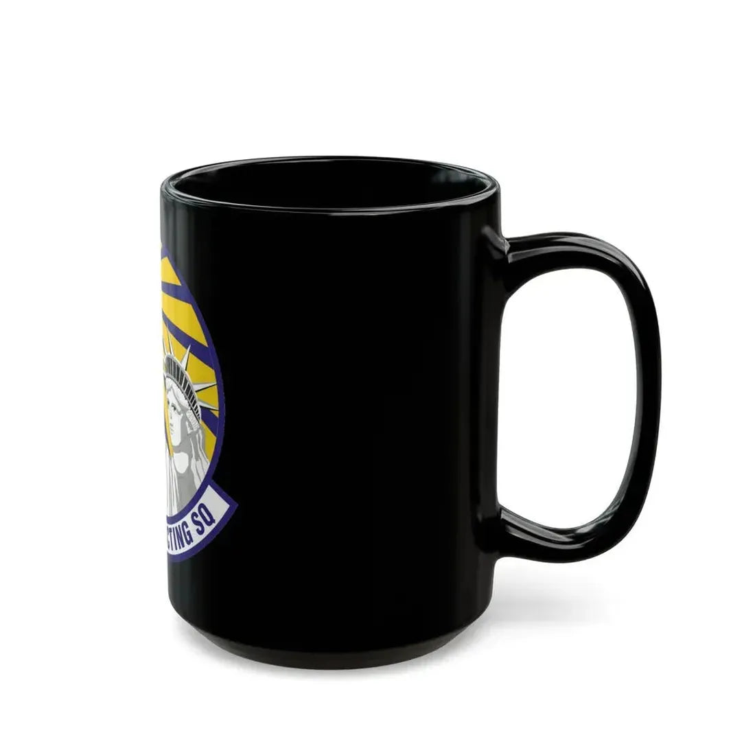 48th Contracting Squadron (U.S. Air Force) Black Coffee Mug - Go Mug Yourself