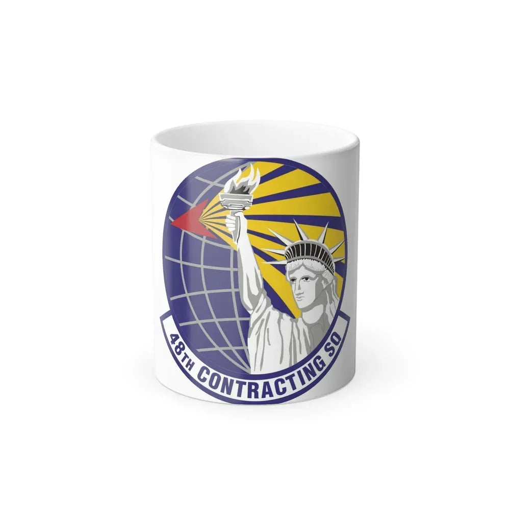 48th Contracting Squadron (U.S. Air Force) Color Changing Coffee Mug 11oz - Go Mug Yourself