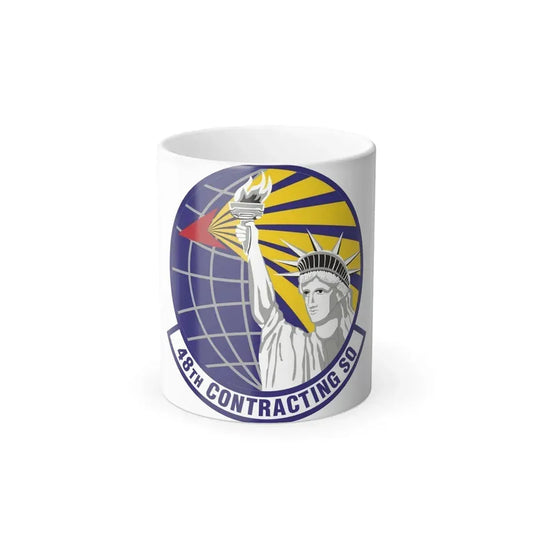 48th Contracting Squadron (U.S. Air Force) Color Changing Coffee Mug 11oz - Go Mug Yourself