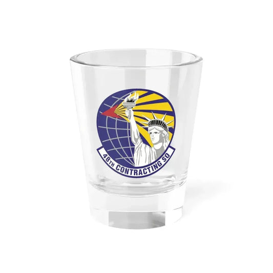 48th Contracting Squadron (U.S. Air Force) Shot Glass 1.5oz 1.5oz - Go Mug Yourself