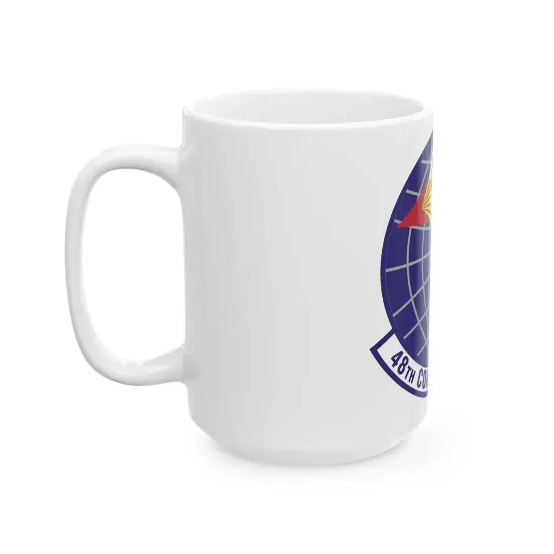 48th Contracting Squadron (U.S. Air Force) White Coffee Mug - Go Mug Yourself
