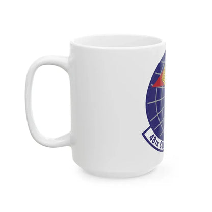 48th Contracting Squadron (U.S. Air Force) White Coffee Mug - Go Mug Yourself