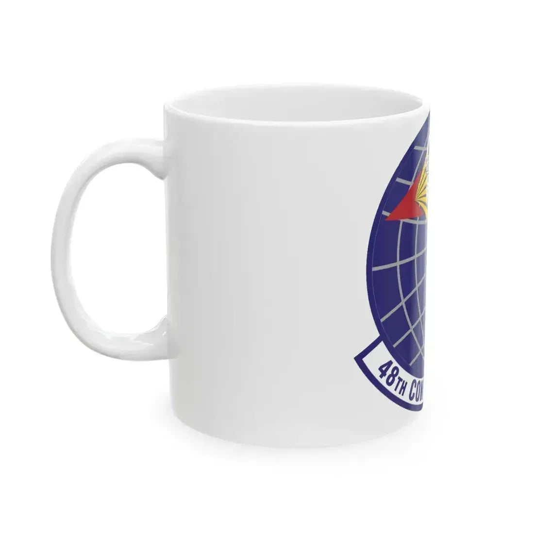 48th Contracting Squadron (U.S. Air Force) White Coffee Mug - Go Mug Yourself
