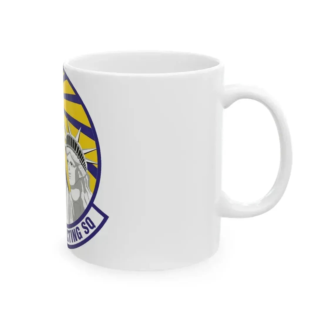 48th Contracting Squadron (U.S. Air Force) White Coffee Mug - Go Mug Yourself