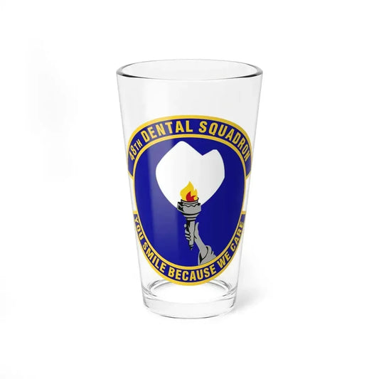 48th Dental Squadron (U.S. Air Force) Pint Glass 16oz 16oz - Go Mug Yourself