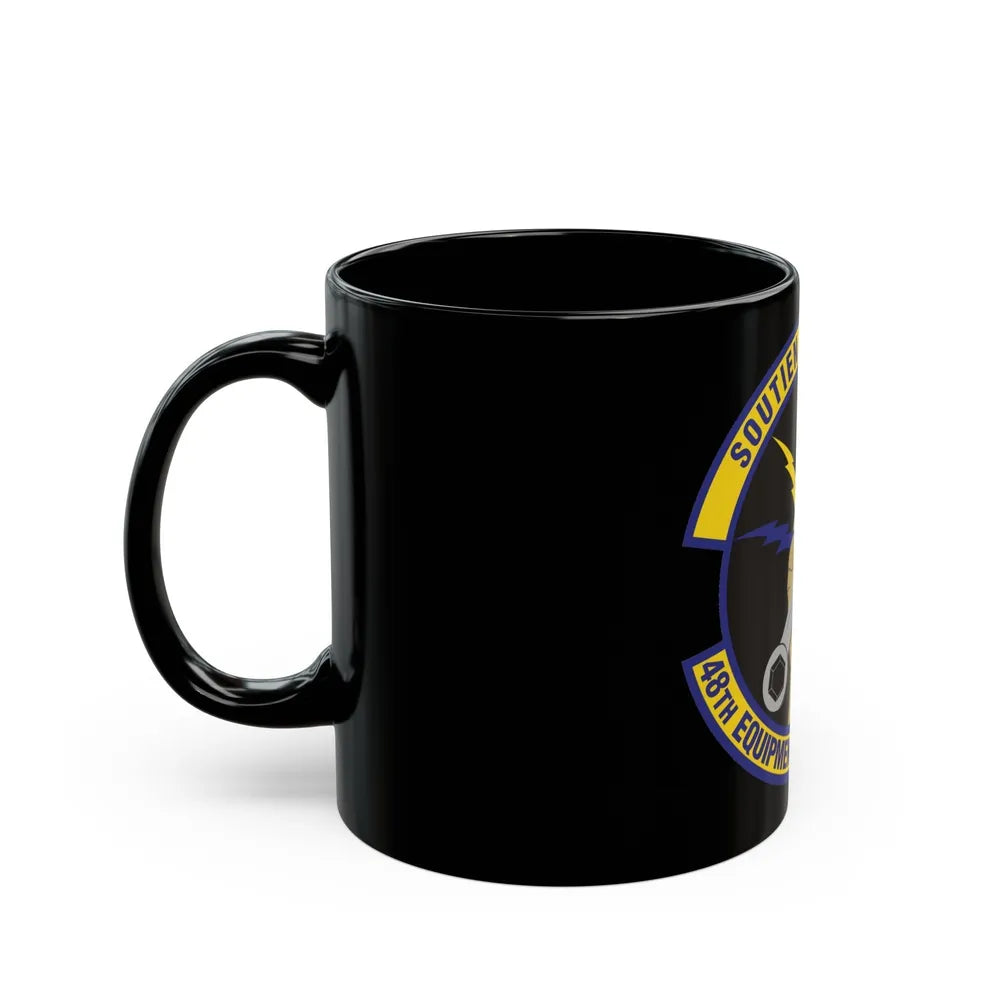 48th Equipment Maintenance Squadron (U.S. Air Force) Black Coffee Mug-Go Mug Yourself