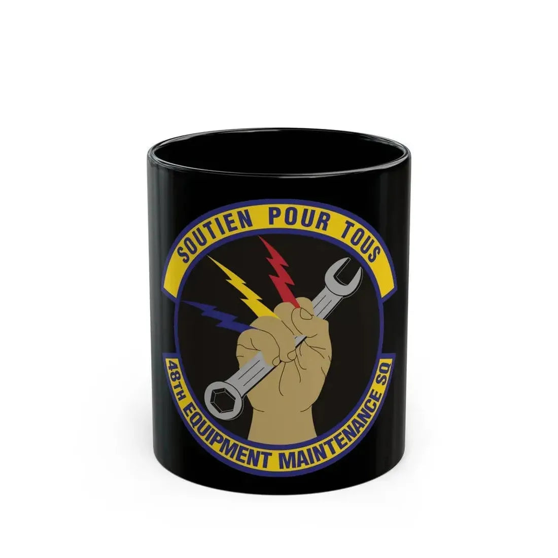 48th Equipment Maintenance Squadron (U.S. Air Force) Black Coffee Mug - Go Mug Yourself