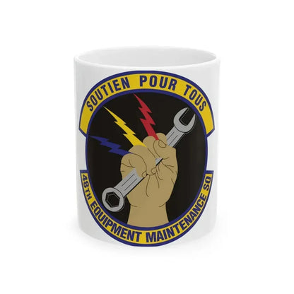 48th Equipment Maintenance Squadron (U.S. Air Force) White Coffee Mug 11oz - Go Mug Yourself