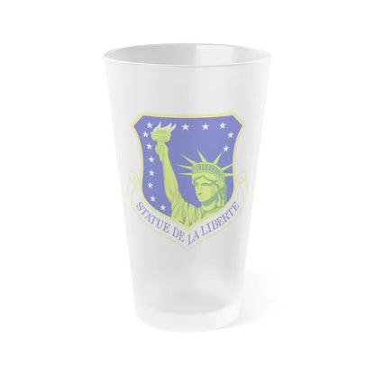 48th Fighter Wing (U.S. Air Force) Frosted Pint Glass 16oz-Go Mug Yourself