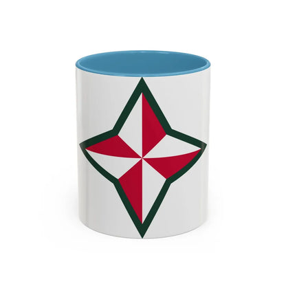 48TH INFANTRY DIVISION (U.S. Army) Accent Coffee Mug-11oz-Light Blue-Go Mug Yourself