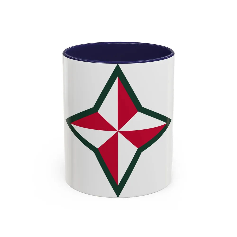 48TH INFANTRY DIVISION (U.S. Army) Accent Coffee Mug-11oz-Navy-Go Mug Yourself