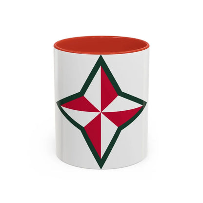 48TH INFANTRY DIVISION (U.S. Army) Accent Coffee Mug-11oz-Red-Go Mug Yourself