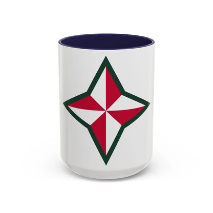 48TH INFANTRY DIVISION (U.S. Army) Accent Coffee Mug-15oz-Navy-Go Mug Yourself