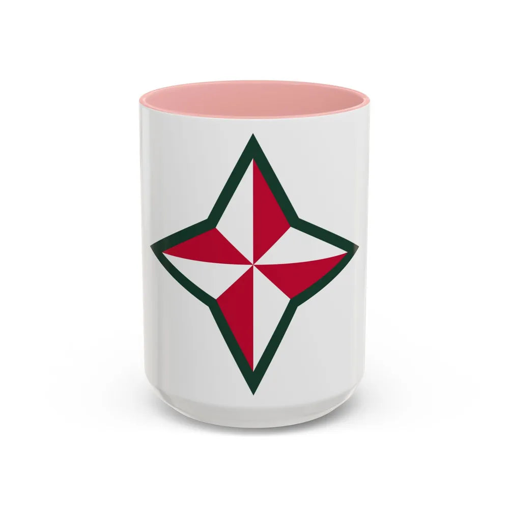 48TH INFANTRY DIVISION (U.S. Army) Accent Coffee Mug-15oz-Pink-Go Mug Yourself