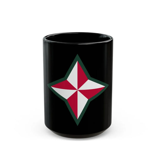 48TH INFANTRY DIVISION (U.S. Army) Black Coffee Mug-15oz-Go Mug Yourself