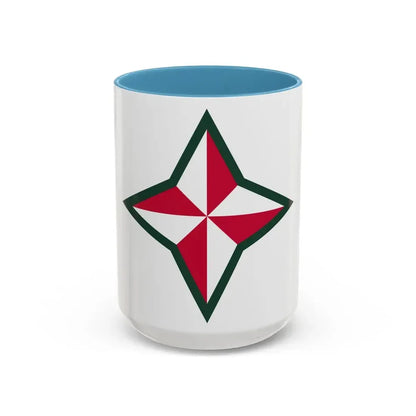 48TH INFANTRY DIVISION (U.S. Army) Accent Coffee Mug 15oz Light Blue - Go Mug Yourself