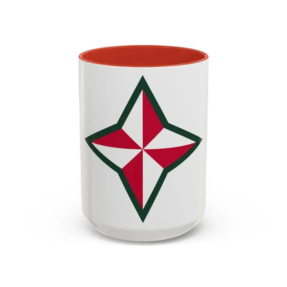 48TH INFANTRY DIVISION (U.S. Army) Accent Coffee Mug 15oz Red - Go Mug Yourself