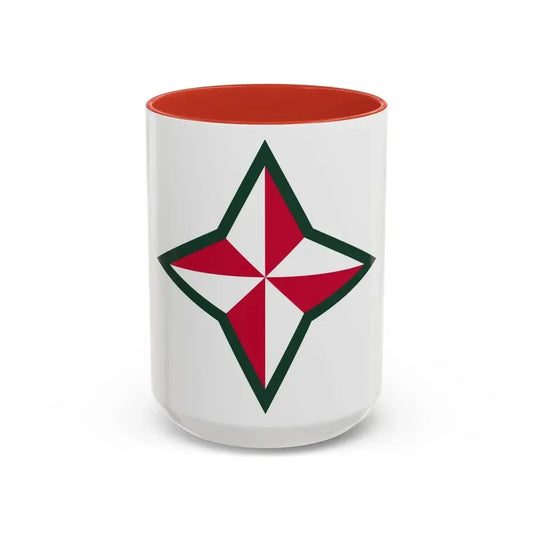 48TH INFANTRY DIVISION (U.S. Army) Accent Coffee Mug 15oz Red - Go Mug Yourself