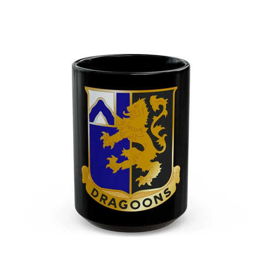 48th Infantry Regiment (U.S. Army) Black Coffee Mug-15oz-Go Mug Yourself