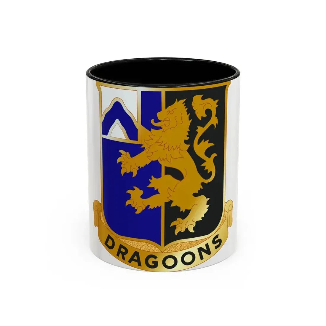 48th Infantry Regiment (U.S. Army) Accent Coffee Mug 11oz Black - Go Mug Yourself