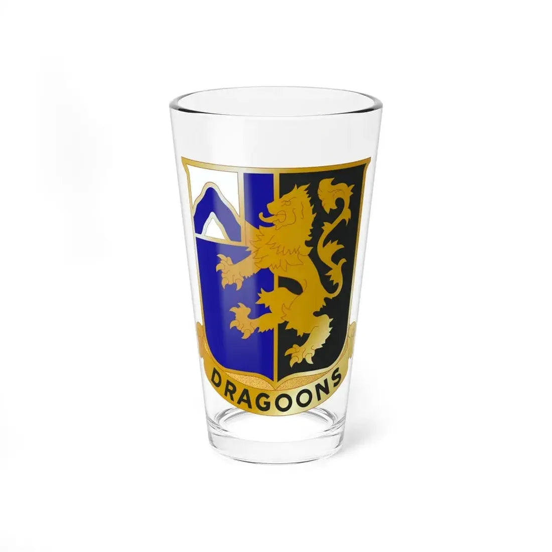 48th Infantry Regiment (U.S. Army) Pint Glass 16oz 16oz - Go Mug Yourself