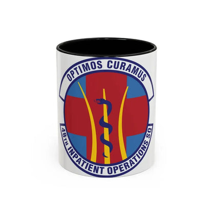 48th Inpatient Operations Squadron (U.S. Air Force) Accent Coffee Mug 11oz Black - Go Mug Yourself