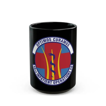 48th Inpatient Operations Squadron (U.S. Air Force) Black Coffee Mug 15oz - Go Mug Yourself