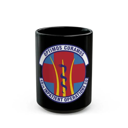 48th Inpatient Operations Squadron (U.S. Air Force) Black Coffee Mug 15oz - Go Mug Yourself