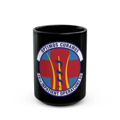 48th Inpatient Operations Squadron (U.S. Air Force) Black Coffee Mug 15oz - Go Mug Yourself