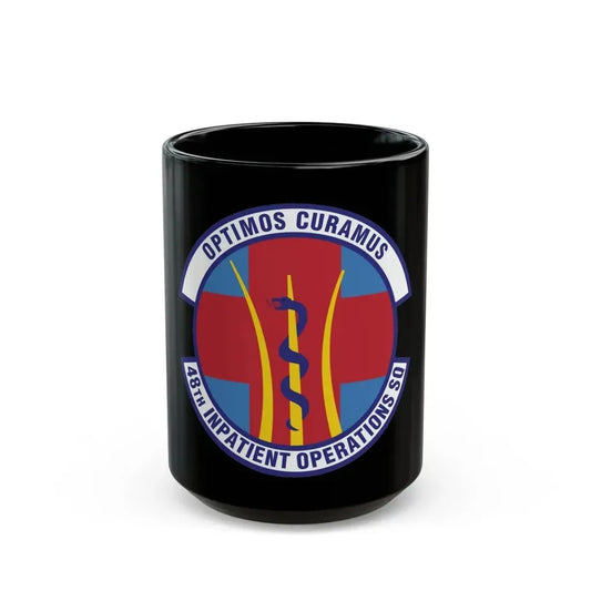 48th Inpatient Operations Squadron (U.S. Air Force) Black Coffee Mug 15oz - Go Mug Yourself