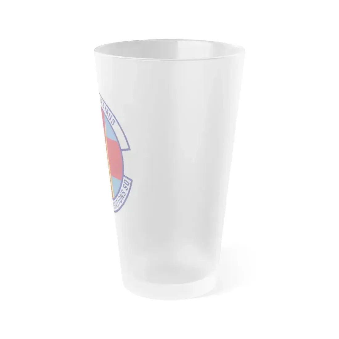 48th Inpatient Operations Squadron (U.S. Air Force) Frosted Pint Glass 16oz - Go Mug Yourself