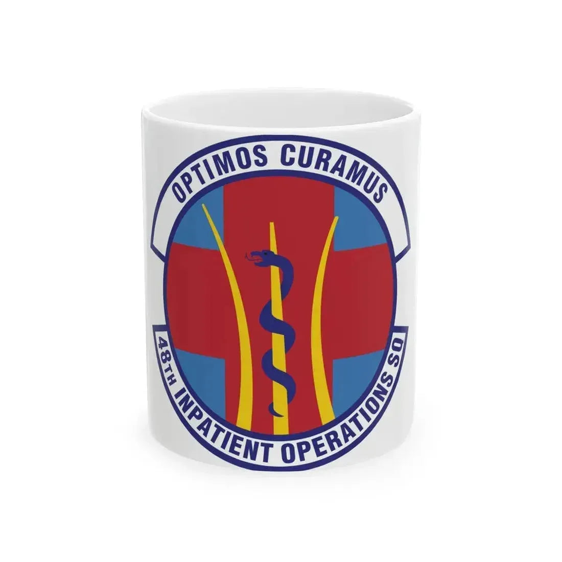 48th Inpatient Operations Squadron (U.S. Air Force) White Coffee Mug 11oz - Go Mug Yourself