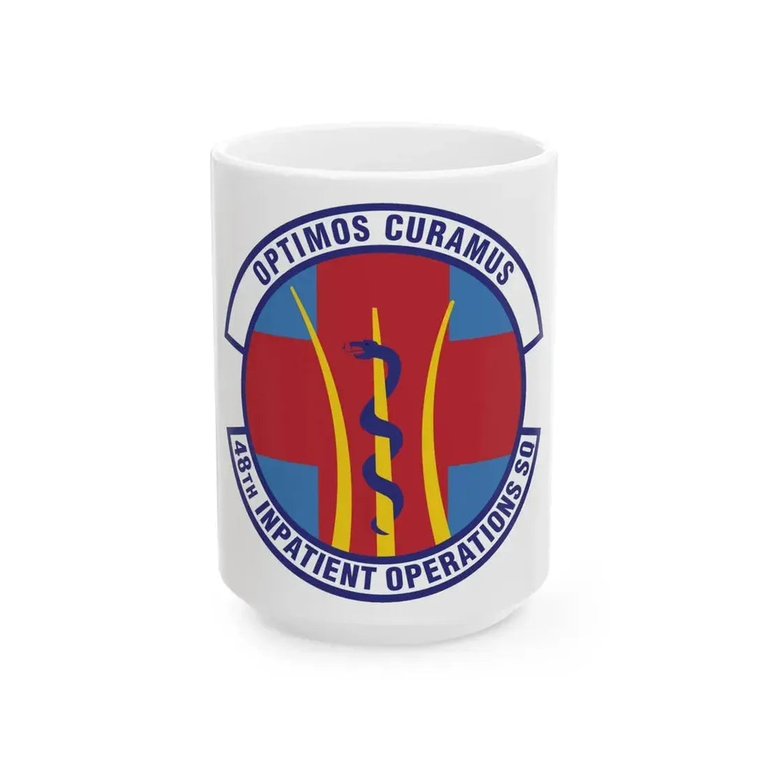 48th Inpatient Operations Squadron (U.S. Air Force) White Coffee Mug 15oz - Go Mug Yourself