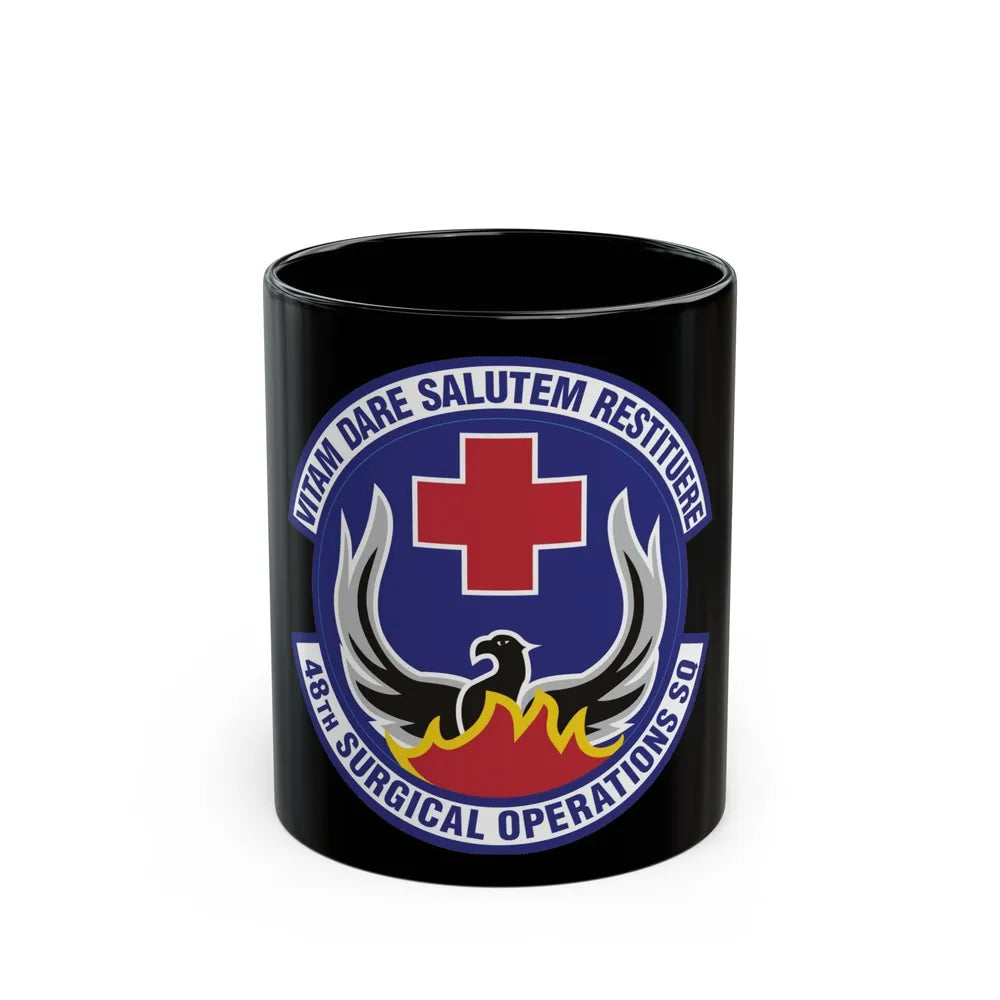 48th Surgical Operations Squadron (U.S. Air Force) Black Coffee Mug-11oz-Go Mug Yourself