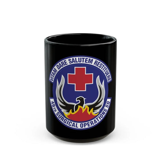 48th Surgical Operations Squadron (U.S. Air Force) Black Coffee Mug-15oz-Go Mug Yourself