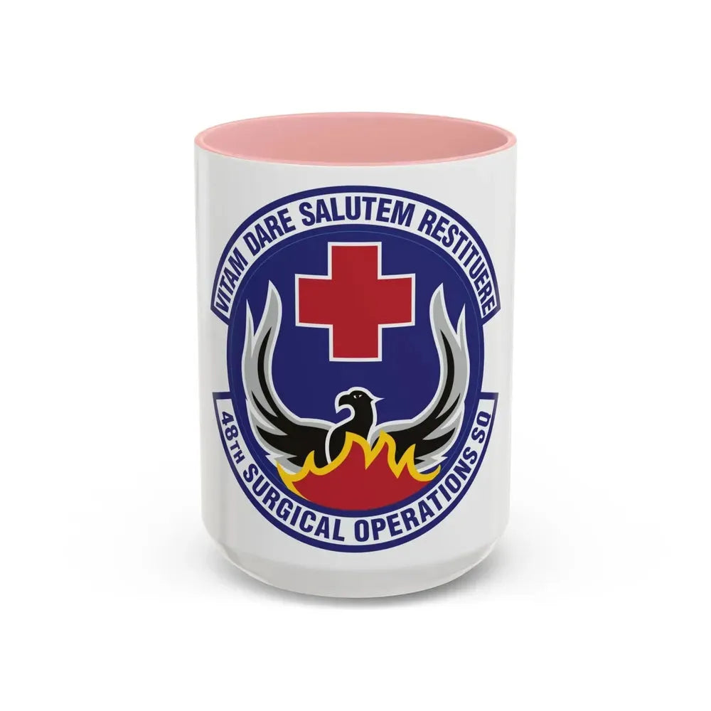 48th Surgical Operations Squadron (U.S. Air Force) Accent Coffee Mug - Go Mug Yourself