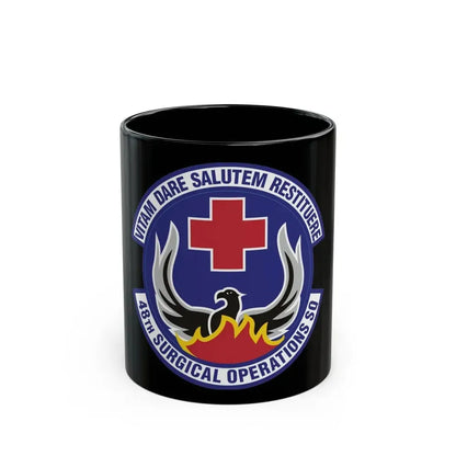 48th Surgical Operations Squadron (U.S. Air Force) Black Coffee Mug 11oz - Go Mug Yourself