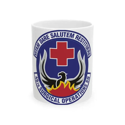48th Surgical Operations Squadron (U.S. Air Force) White Coffee Mug 11oz - Go Mug Yourself