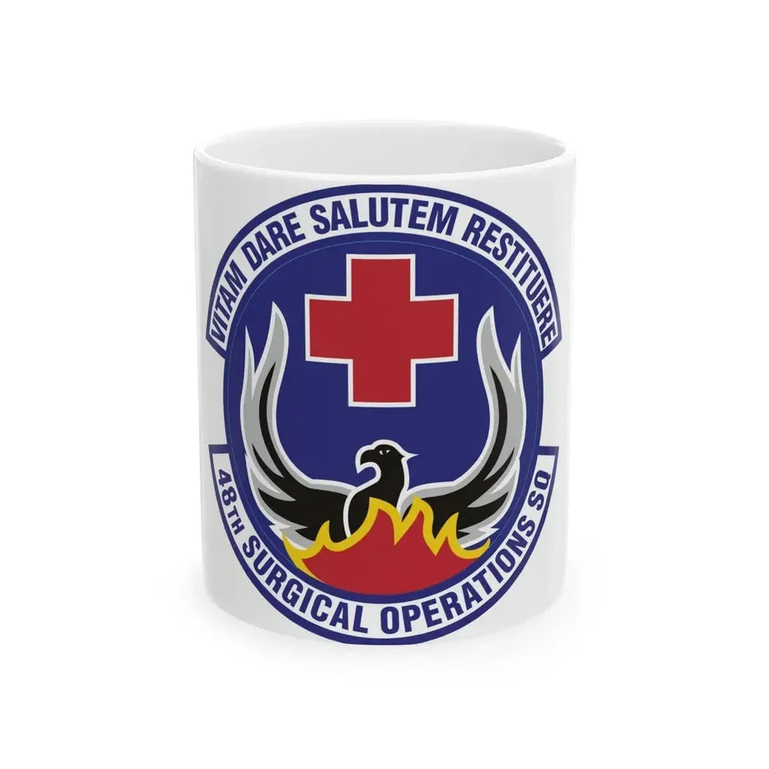 48th Surgical Operations Squadron (U.S. Air Force) White Coffee Mug 11oz - Go Mug Yourself