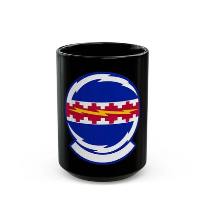 49 Communications Squadron ACC (U.S. Air Force) Black Coffee Mug-15oz-Go Mug Yourself