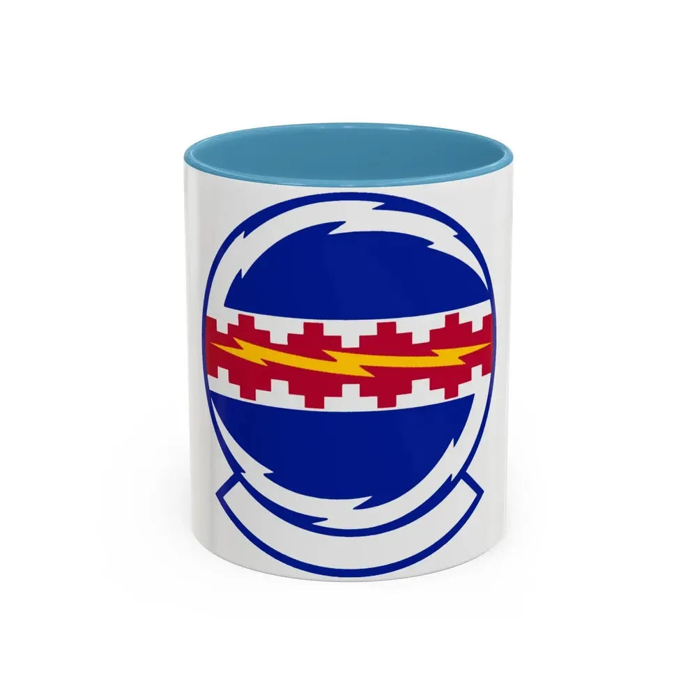 49 Communications Squadron ACC (U.S. Air Force) Accent Coffee Mug 11oz Light Blue - Go Mug Yourself