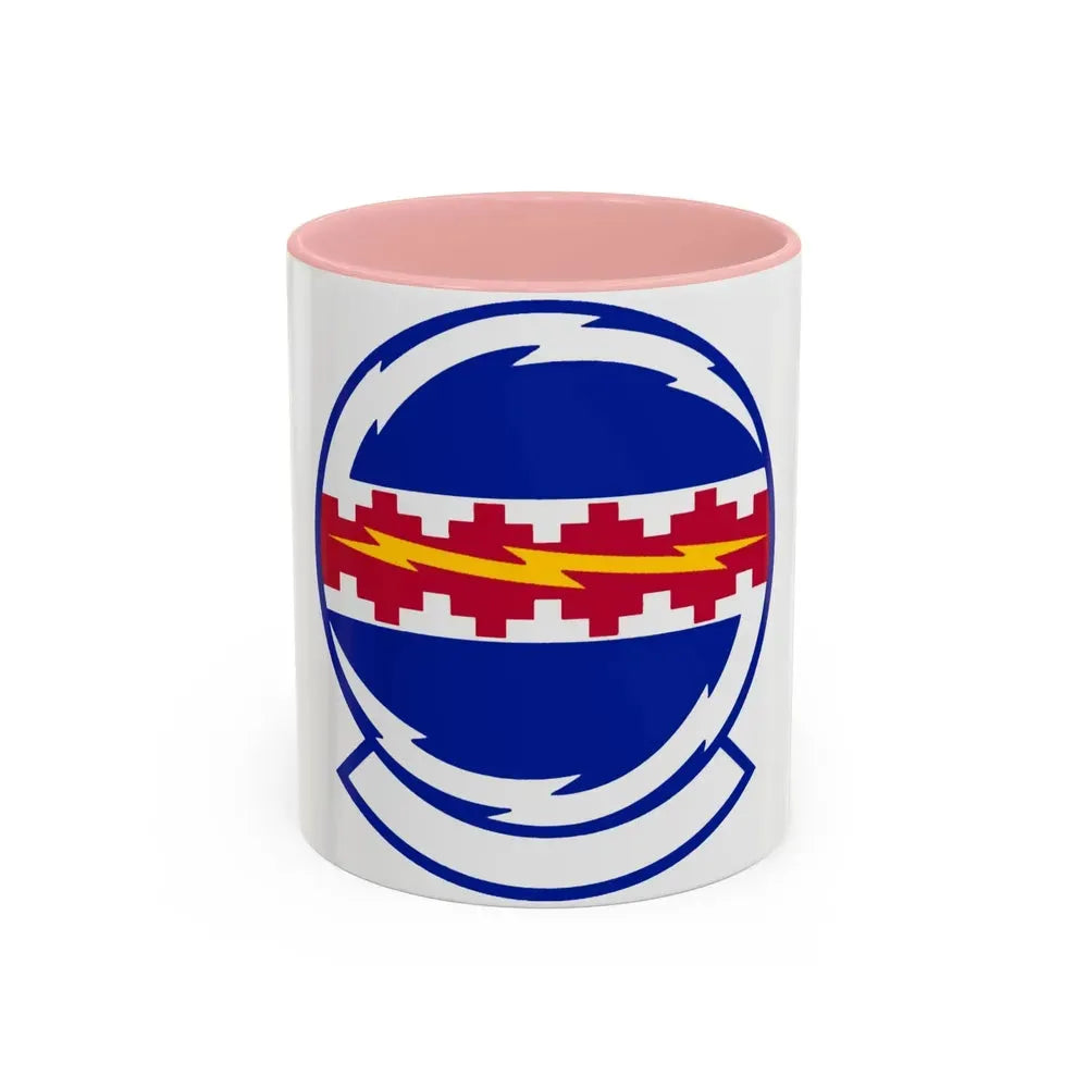 49 Communications Squadron ACC (U.S. Air Force) Accent Coffee Mug 11oz Pink - Go Mug Yourself