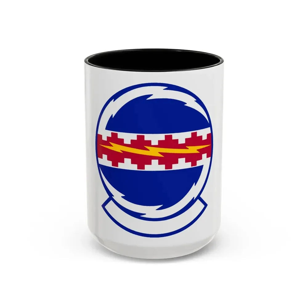 49 Communications Squadron ACC (U.S. Air Force) Accent Coffee Mug 15oz Black - Go Mug Yourself