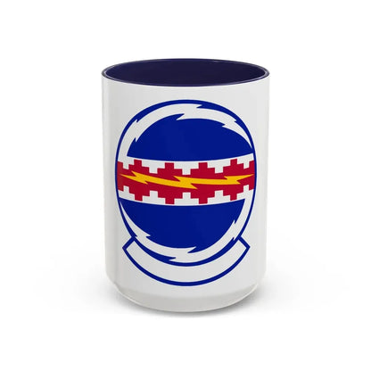 49 Communications Squadron ACC (U.S. Air Force) Accent Coffee Mug 15oz Navy - Go Mug Yourself
