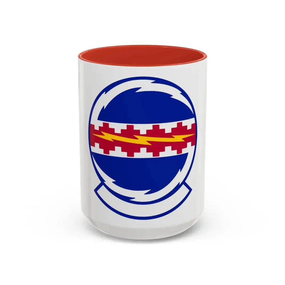 49 Communications Squadron ACC (U.S. Air Force) Accent Coffee Mug 15oz Red - Go Mug Yourself