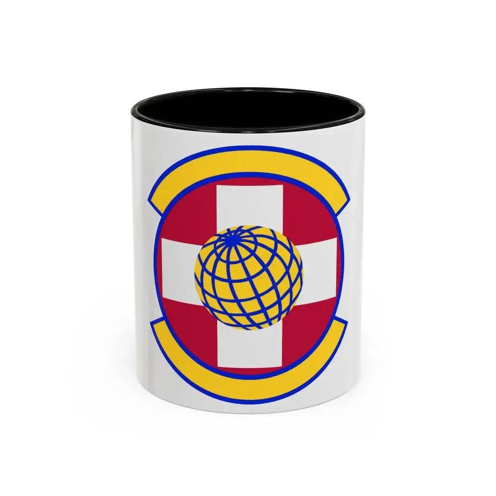 49 Healthcare Operations Squadron AETC (U.S. Air Force) Accent Coffee Mug 11oz Black - Go Mug Yourself