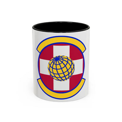 49 Healthcare Operations Squadron AETC (U.S. Air Force) Accent Coffee Mug 11oz Black - Go Mug Yourself